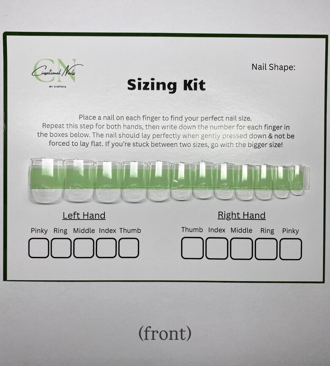 Sizing Kit